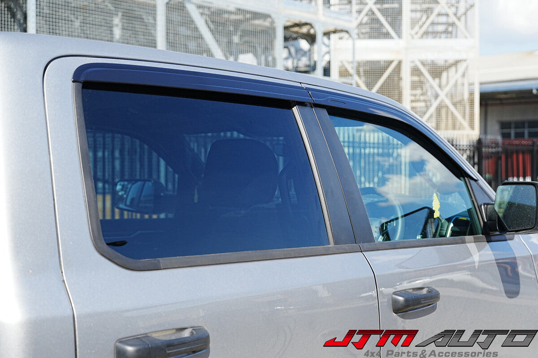 Luxury Weathershields Weather Shields to suit Ram 1500 DT Series Crew Cab 2020+