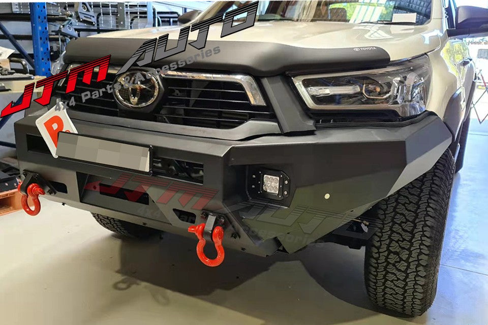 T-Tek Heavy Duty Bull bar Winch compatible to suit Toyota Hilux N80 2020-2025