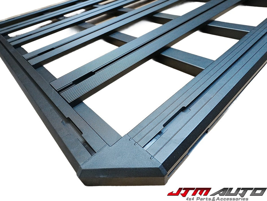 JTM Aluminium Alloy Heavy Duty Roof Rack Flat Platform Universal Carrier Baskets