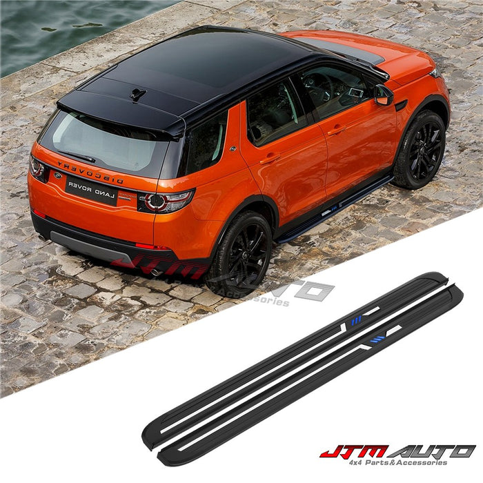 Black Aluminium Running Board Side Steps for Land Rover Discovery Sport 2015+