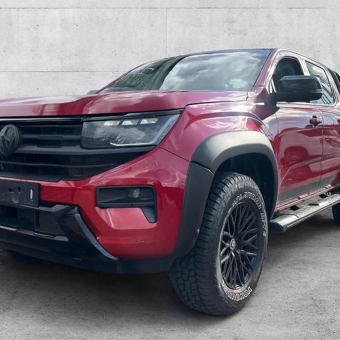Smooth Matt Black Fender Flares Wheel Arch to suit VW Volkswagen Amarok 2023+