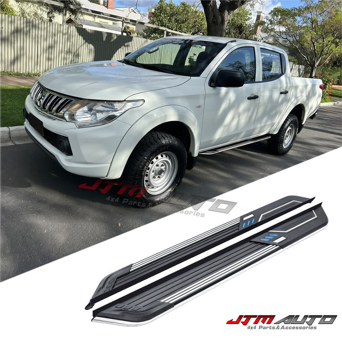 Edge Aluminum Running Board Side Step to suit Mitsubishi Triton MQ MR 2015-2024
