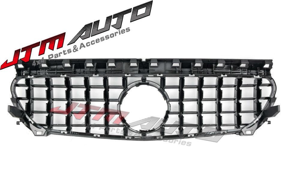 Chrome Black GT Bumper Grille Grill to suit Mercedes-Benz CLA  C117 X117 & CLA45