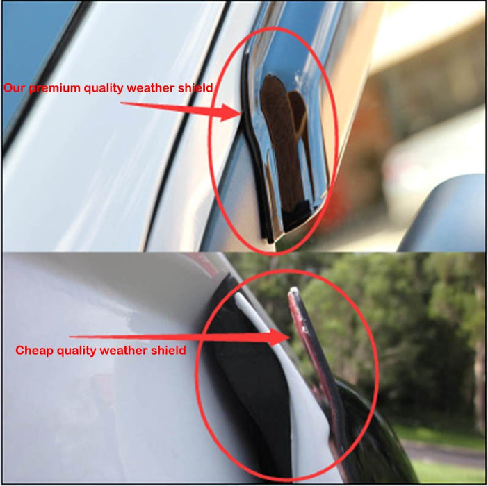 6pcs Luxury Weathershields Weather Shield Window Visor for HAVAL H6 GT B03 2022+