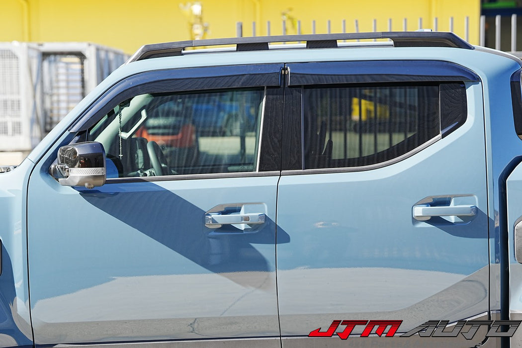 Bonnet Protector Guard + Weather Shield Window Visor to suit Kia Tasman 2025+