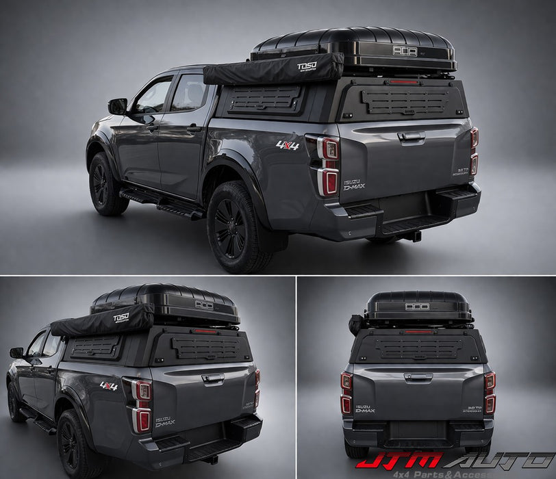 Low Profile Aluminium Tub Canopy Off Road Tactic to suit Isuzu Dmax / Mazda BT50