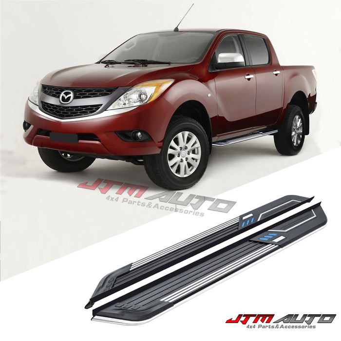 Edge Aluminum Running Board Side Step to suit Mazda BT-50 BT50 2012-07/2020