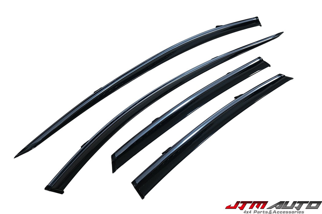Chrome Trim Weather Shield Weathershield Window Visor to suit BYD Seal