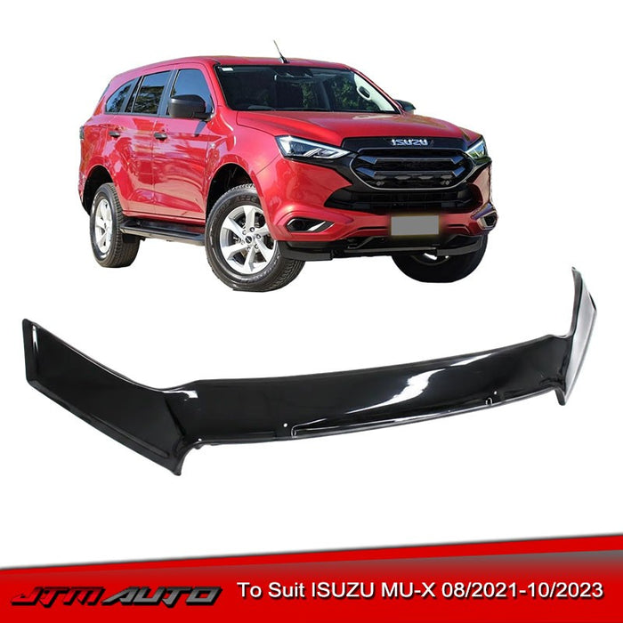 Bonnet Protector + Weather Shields to suit ISUZU MU-X MUX 08/2021-10/2023