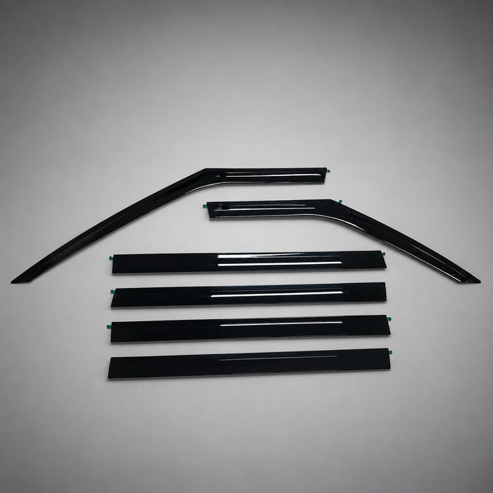 6Psc Luxury Weathershields Weather Shields to suit Hyundai Santa Fe MY25 2025+