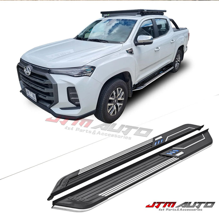 Edge Aluminum Running Board Side Step to suit LDV T60 T-60 2017-2026