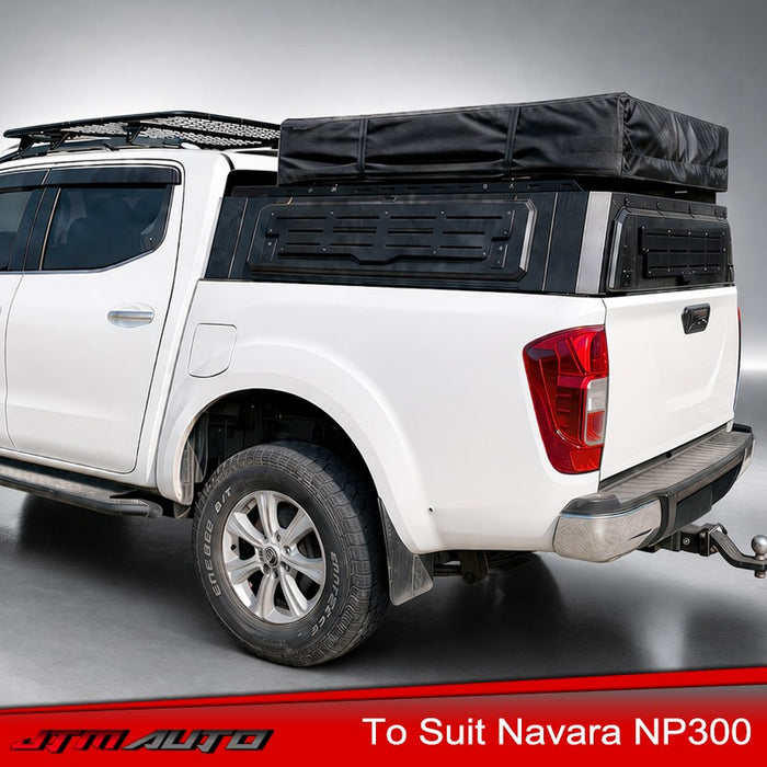 Low Profile Aluminium Tub Canopy Off Road Tactic to suit Nissan Navara 2021+