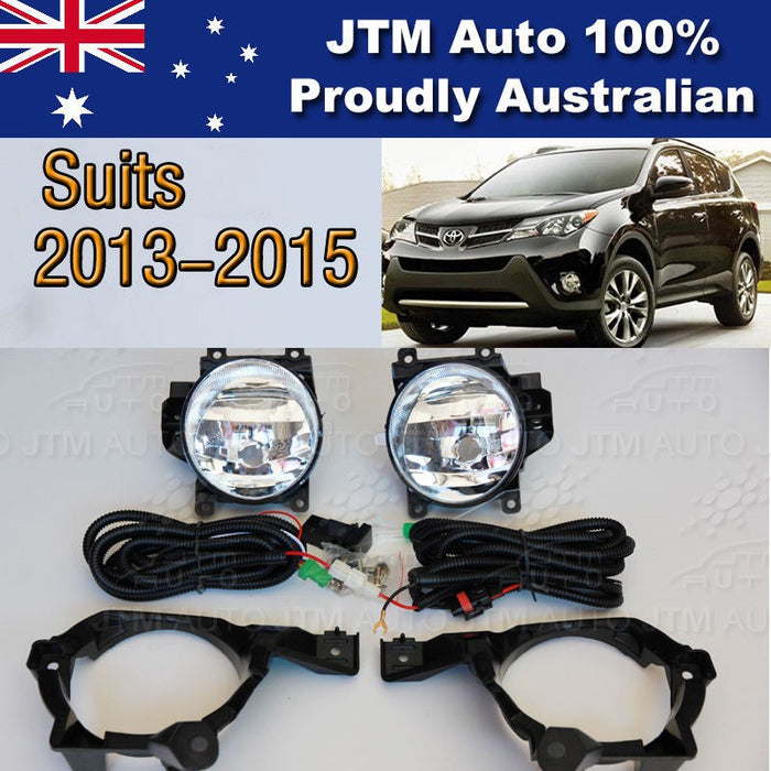 Driving/Fog Lights Lamps Complete Kit suitable for Toyota Rav4 2013-2015