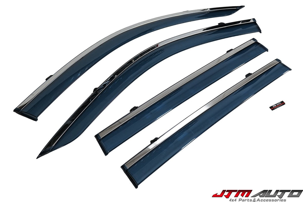 Chrome Trim Weather Shield Weathershield Window Visor to suit GWM Tank 500