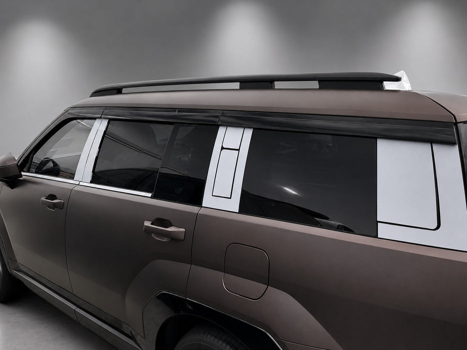 6Psc Luxury Weathershields Weather Shields to suit Hyundai Santa Fe MY25 2025+