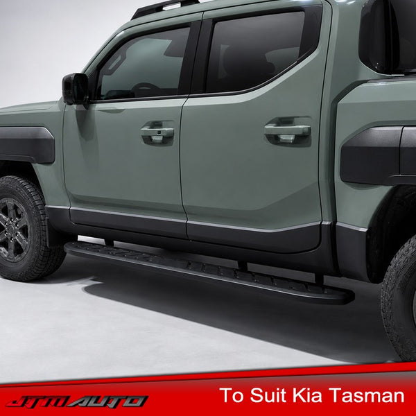 Heavy Duty Shark Bar Side Steps to suit Kia Tasman 2025+