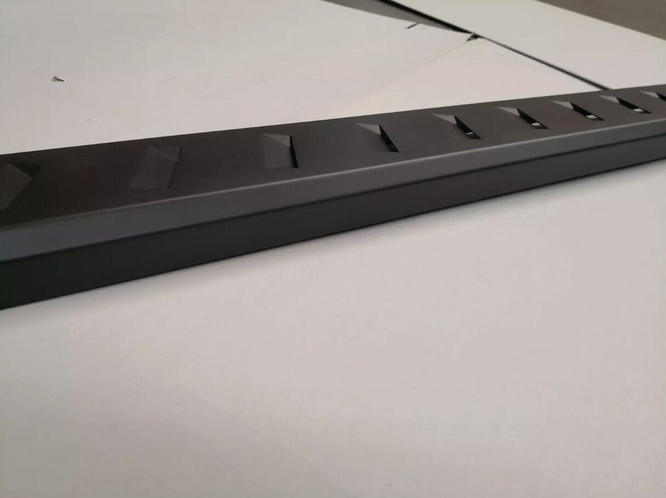 Heavy Duty Steel Black Flat Side Steps Running Board to suit VW Amarok 2023+