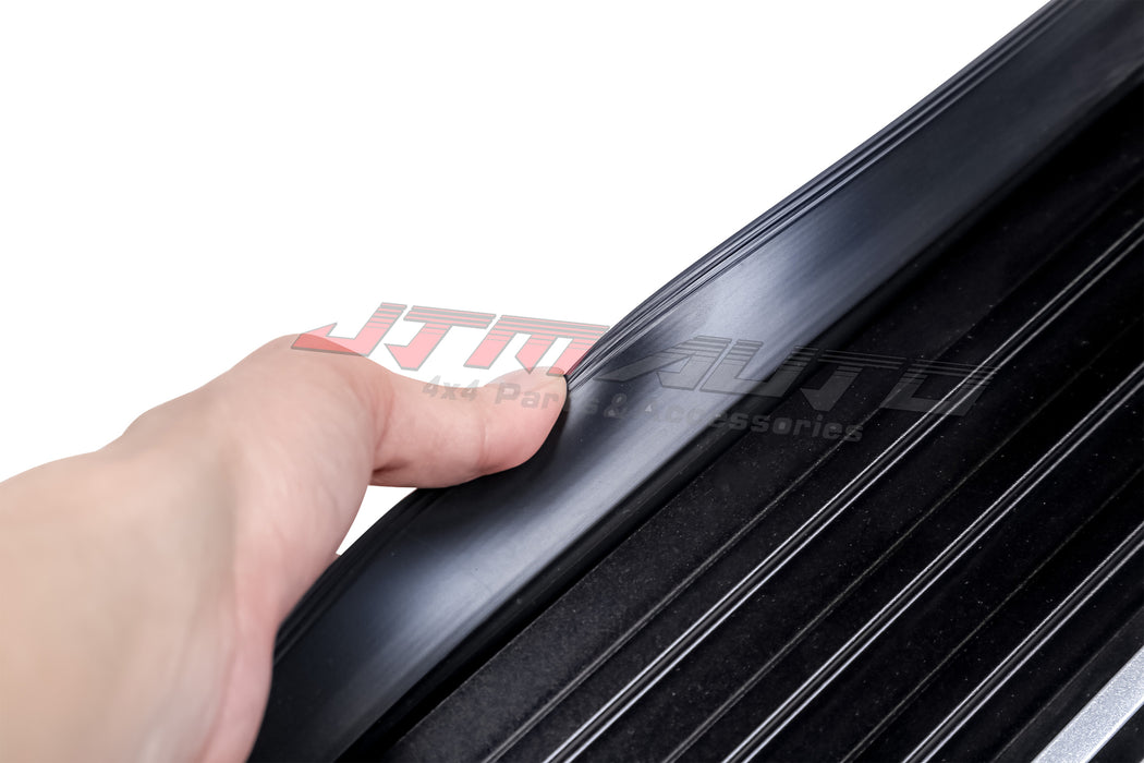 Black Aluminium Running Board Side Steps to suit Toyota Rav4 XA50 2019-2025
