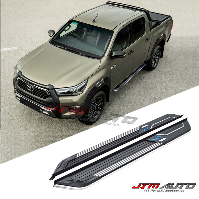 Edge Aluminum Running Board Side Step to suit Toyota Hilux N80 2015-2025