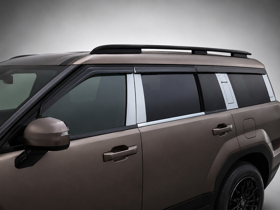 6Psc Luxury Weathershields Weather Shields to suit Hyundai Santa Fe MY25 2025+