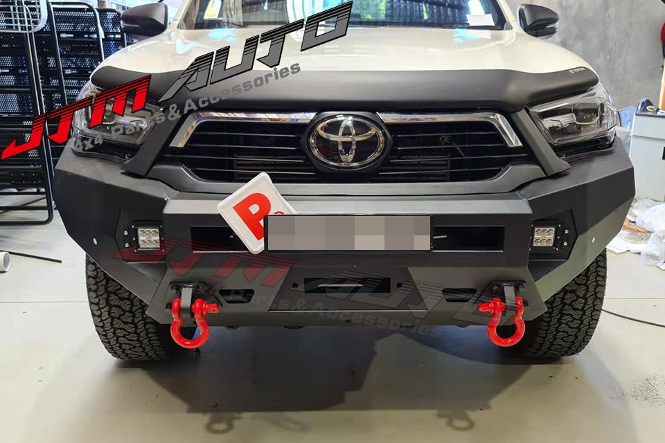 T-Tek Heavy Duty Bull bar Winch compatible to suit Toyota Hilux N80 2020-2025