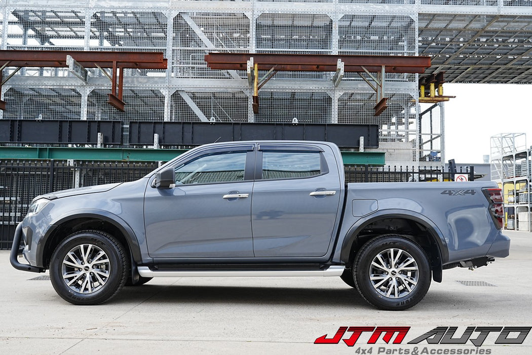 Slim Fender Flares Matte Black Guard Trim to suit Isuzu D-Max 2024+ Facelift