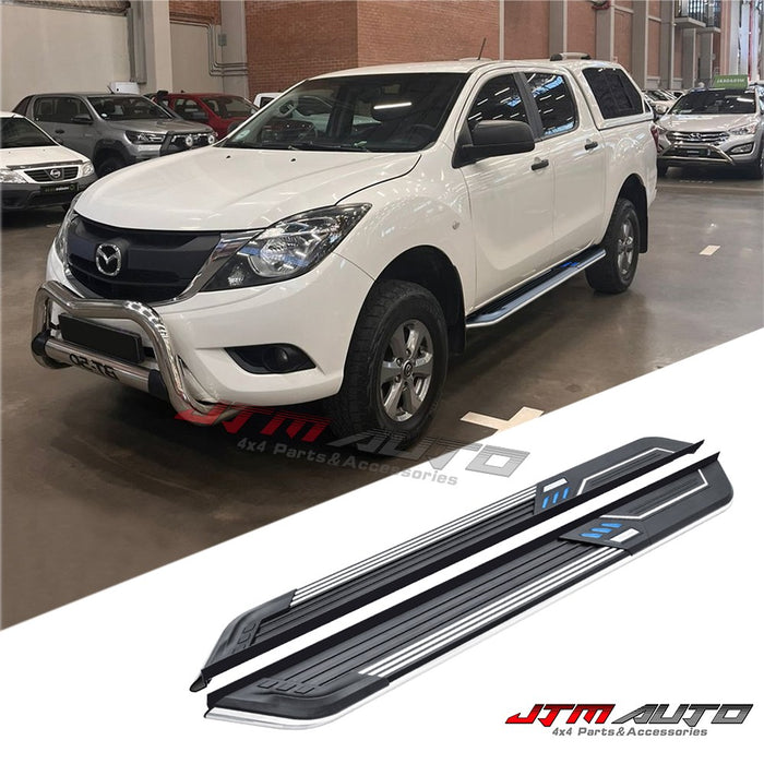 Edge Aluminum Running Board Side Step to suit Mazda BT-50 BT50 2012-07/2020
