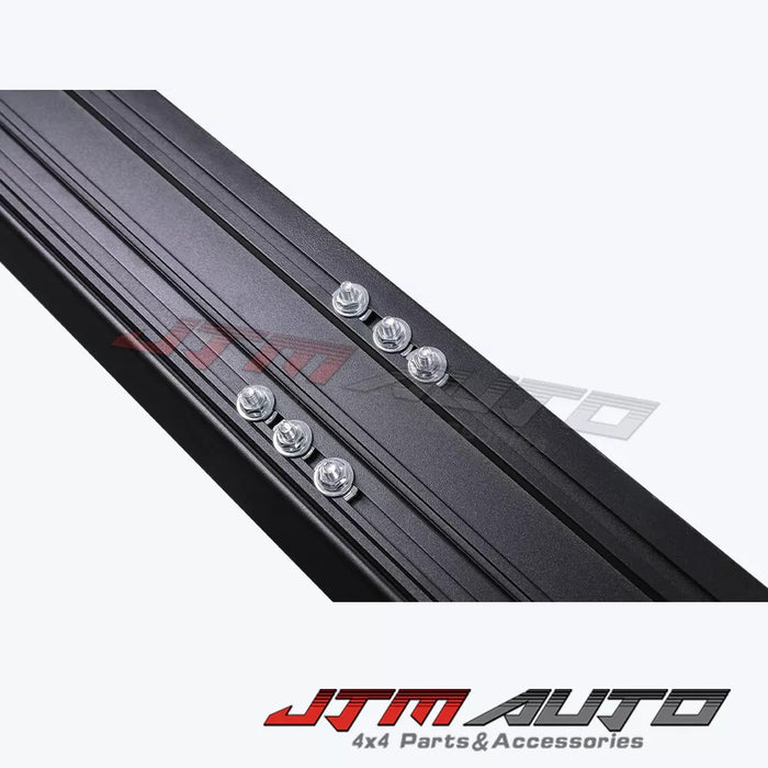 Black Aluminium Running Board Side Steps to suit Nissan Qashqai J11 2014-2022