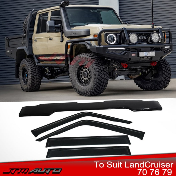 Bonnet Protector Weather Shield to suit Toyota Landcruiser 70 76 78 79 11/2023+