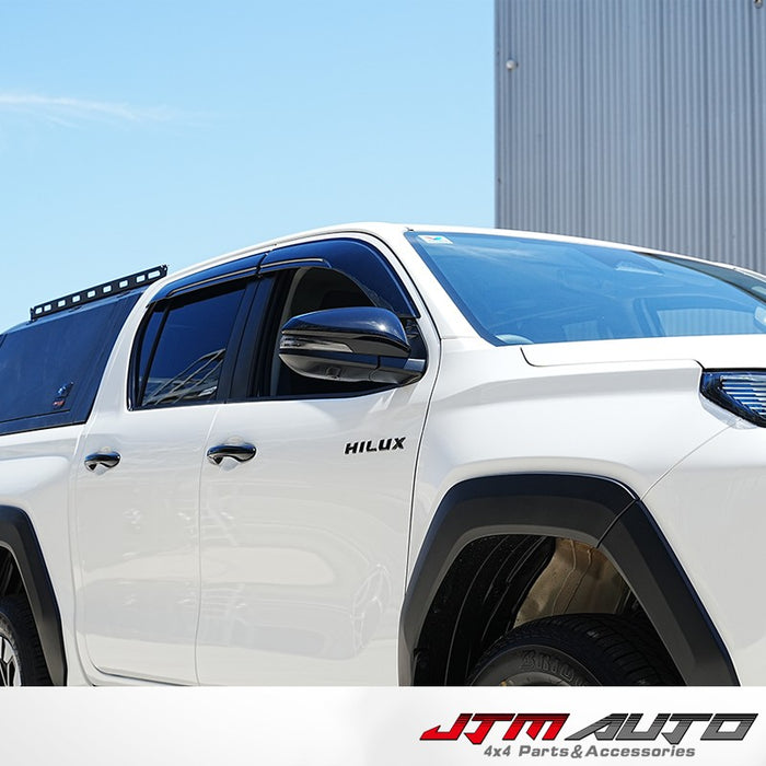Bonnet Protector Guard + Weather Shield Window Visor to suit Toyota Hilux N90 2026+