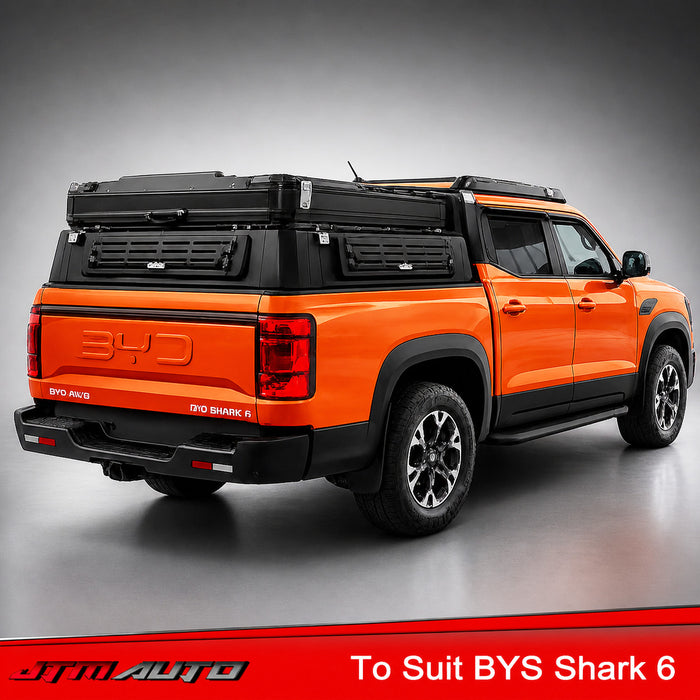 Low Profile Tub Aluminum Canopy Off Road Tactic to suit BYD Shark 6