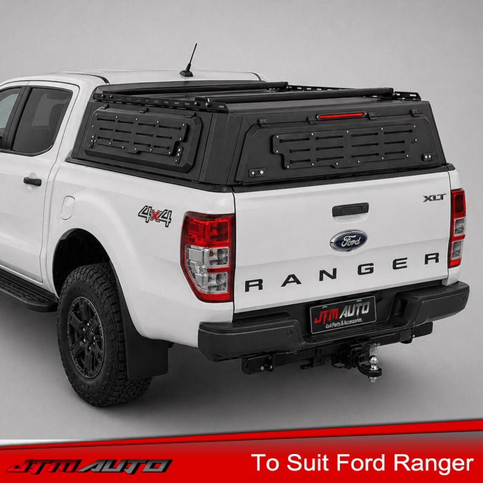 Low Profile Tub Aluminum Canopy Off Road Tactic tosuit Ford Ranger PX 2012-2021