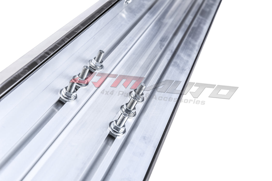 Black Aluminium Running Board Side Steps to suit Toyota Rav4 XA50 2019-2025