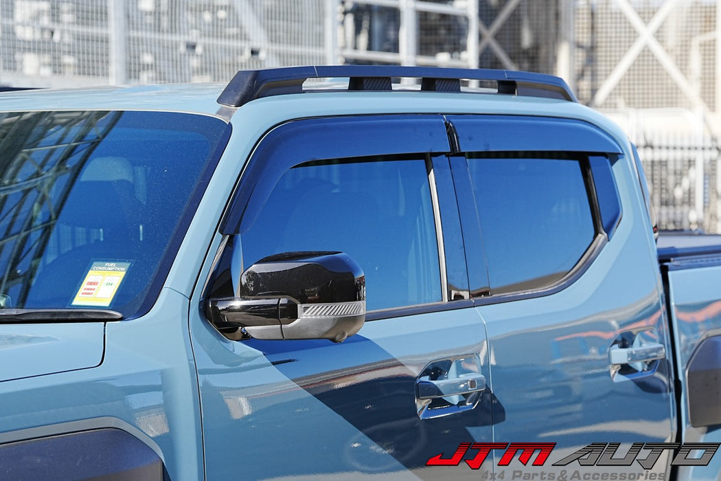Bonnet Protector Guard + Weather Shield Window Visor to suit Kia Tasman 2025+