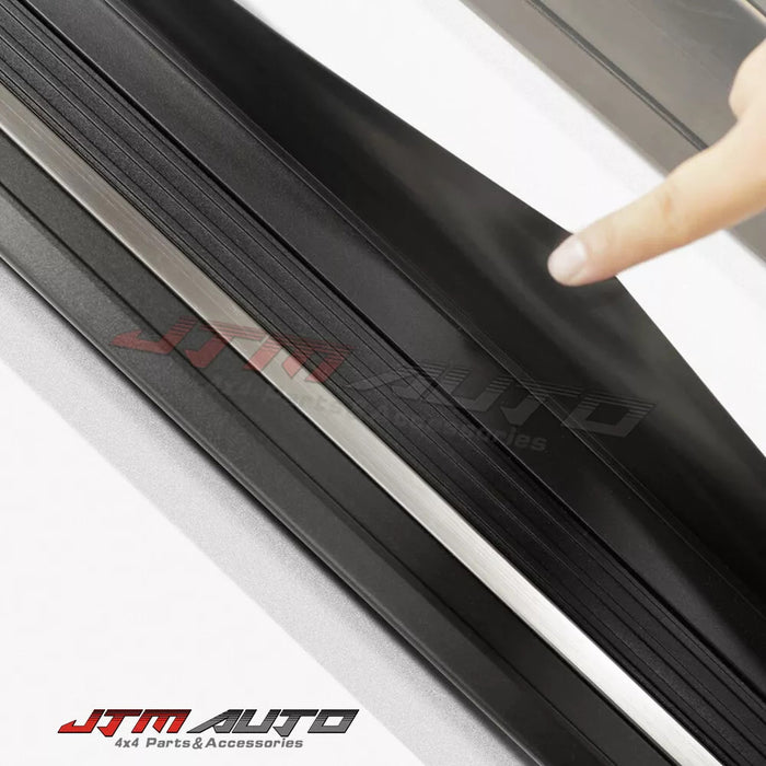 Black Aluminium Running Board Side Steps to suit Hyundai Tucson 2015-2021