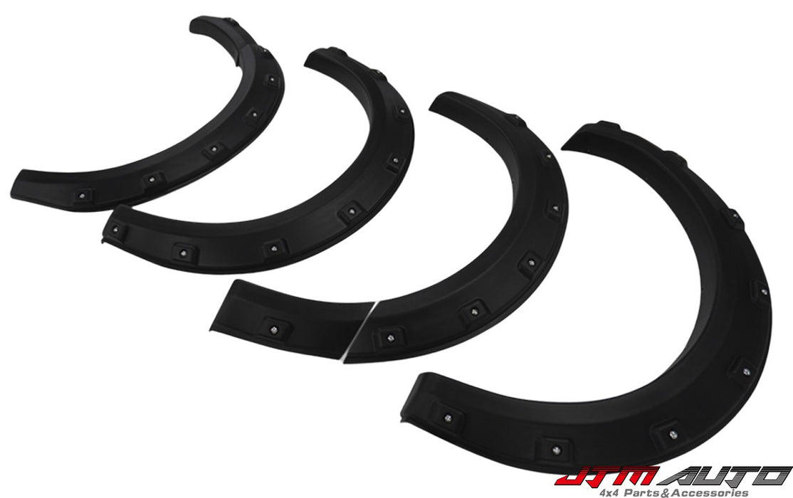 Smooth Matt Black Fender Flares Wheel Arch to suit GWM Cannon 2019-2024