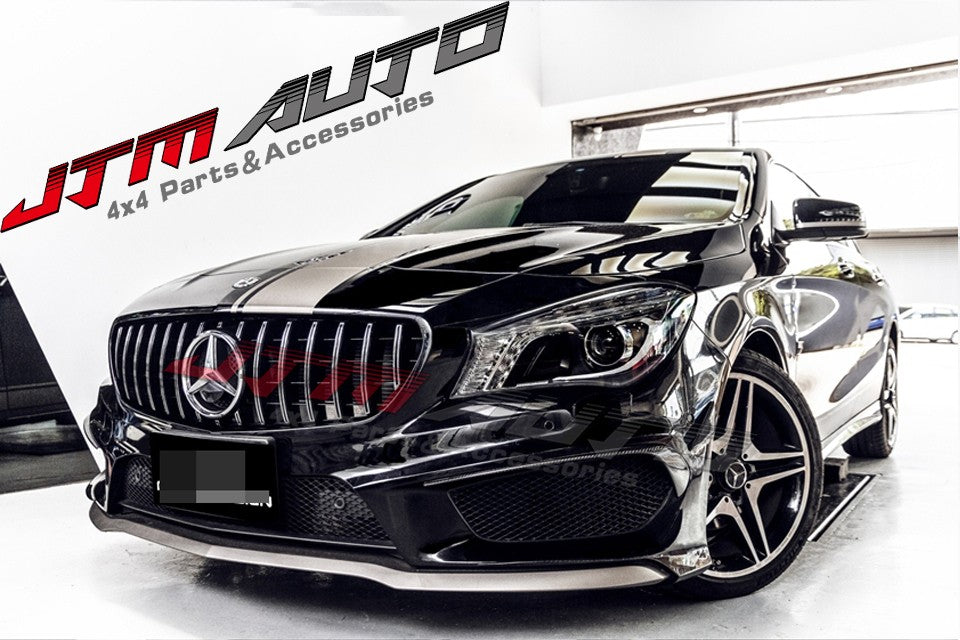 Chrome Black GT Bumper Grille Grill to suit Mercedes-Benz CLA  C117 X117 & CLA45