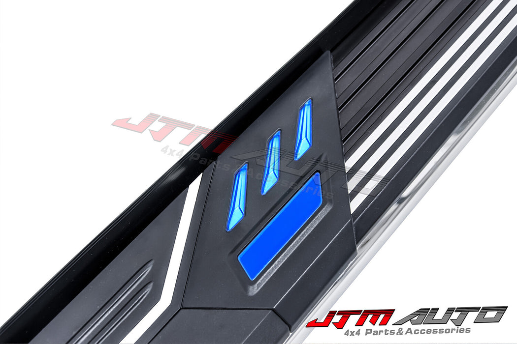 Black Aluminium Running Board Side Steps to suit Toyota Rav4 XA50 2019-2025