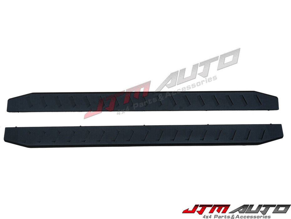 Heavy Duty Steel Black Flat Side Steps Running Board to suit VW Amarok 2023+