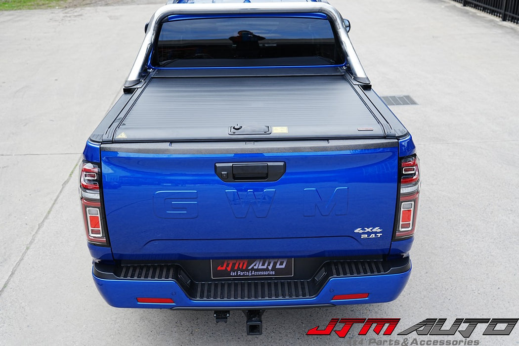 Alloy Roller Shutter Tonneau Hard Lip with LED suitable for GWM Cannon 2020+