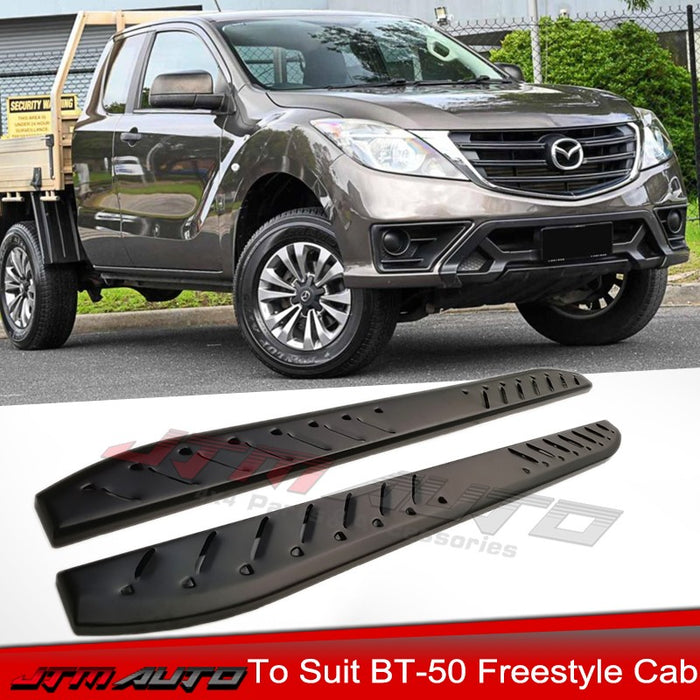 Heavy Duty Shark Bar Side Steps to suit Mazda BT-50 BT50 Freestyle Cab 2012-2020