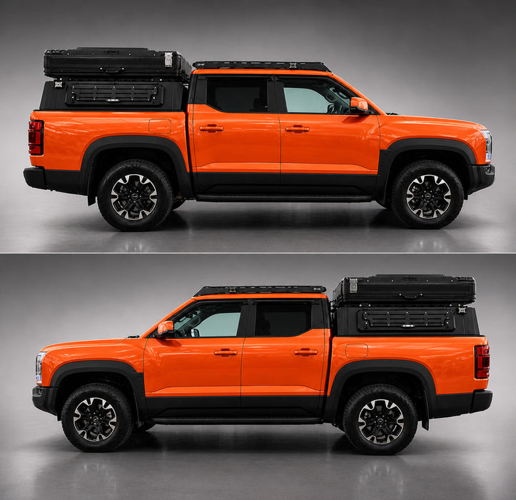 Low Profile Tub Aluminum Canopy Off Road Tactic to suit BYD Shark 6