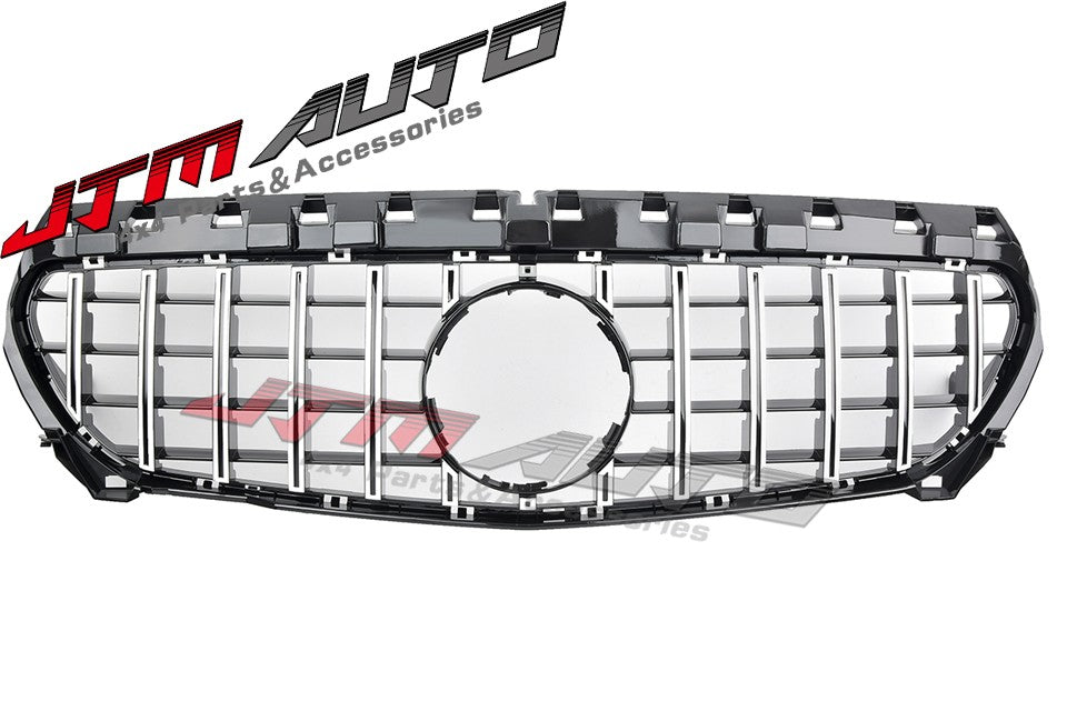 Chrome Black GT Bumper Grille Grill to suit Mercedes-Benz CLA  C117 X117 & CLA45