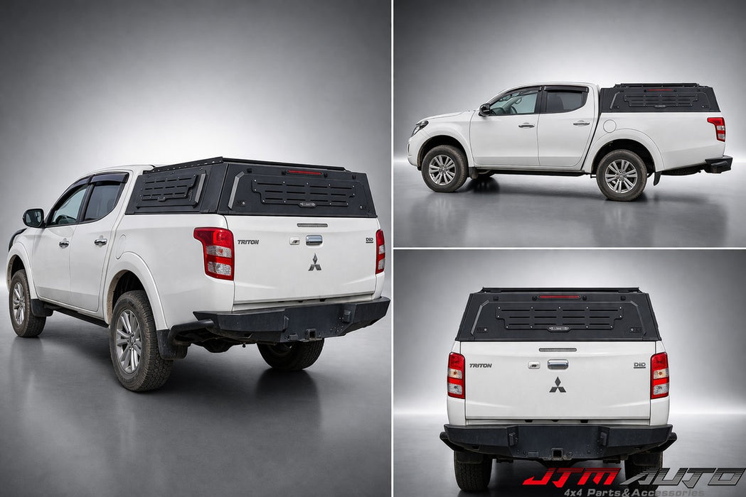 Low Profile Aluminium Tub Canopy Off Road Tactic to suit Mitsubishi Triton MQ MR