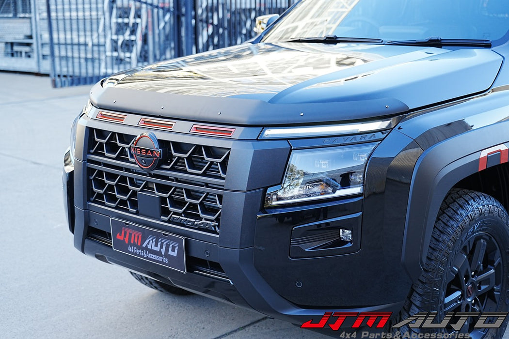 Black Bonnet Protector Guard to suit Nissan Navara D27 2026+
