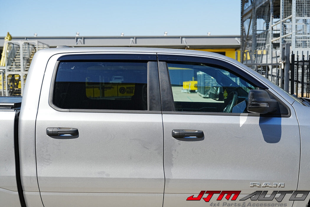 Luxury Weathershields Weather Shields to suit Ram 1500 DT Series Crew Cab 2020+