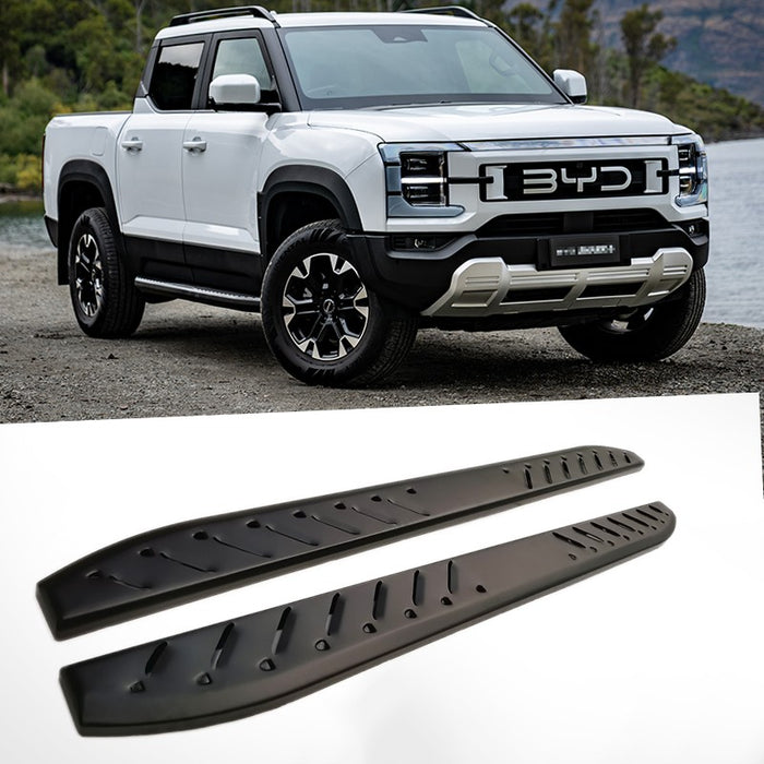 Heavy Duty Shark Bar Side Steps to suit BYD Shark 6