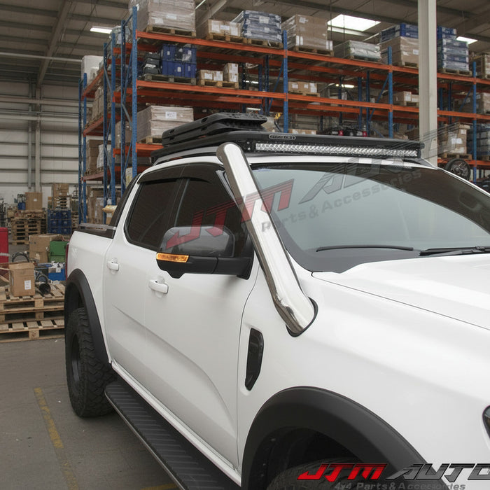 High Grade Stainless Steel Silver Snorkel Kit to suit Ford Ranger New Gen 2022+