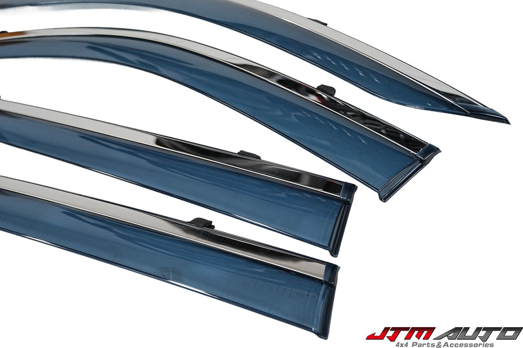 Chrome Trim Weather Shield Weathershield Window Visor to suit GWM Tank 500