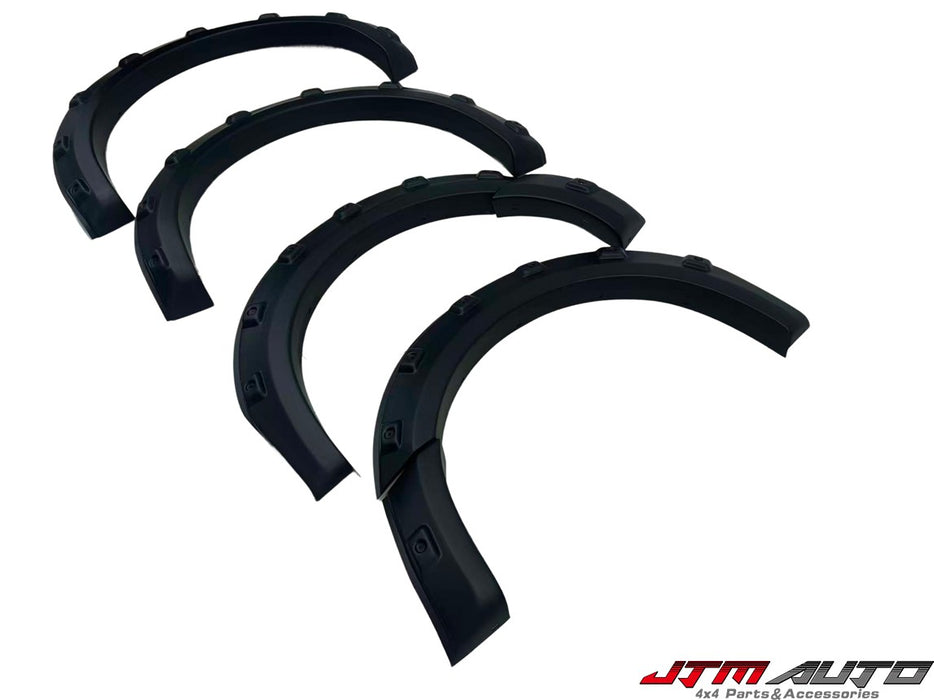 Smooth Matt Black Fender Flares Wheel Arch to suit GWM Cannon 2019-2024